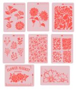 Pack Stencils Decorativos Flores Premium
