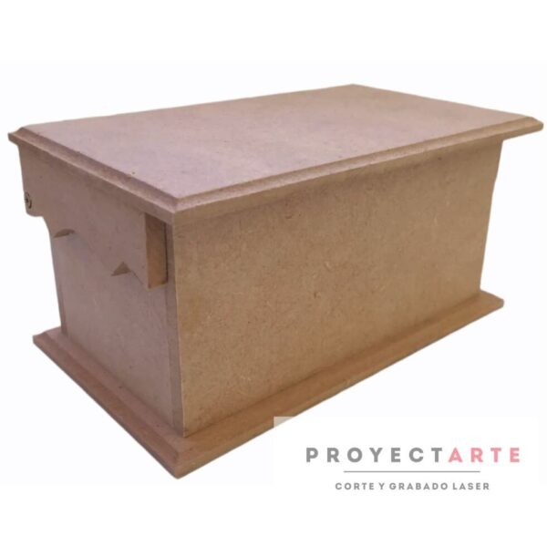 Caja de te con bisagras 3 reparticiones