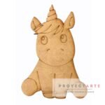 Unicornio sentado