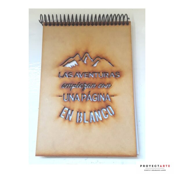 Libreta Vertical Las aventuras empiezan