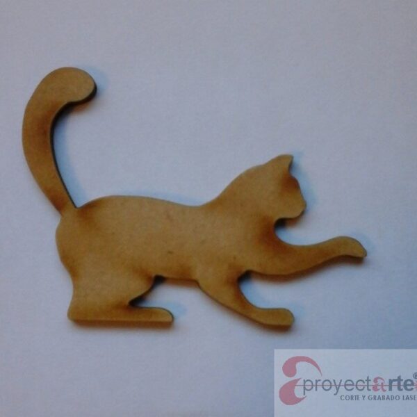 silueta gatito