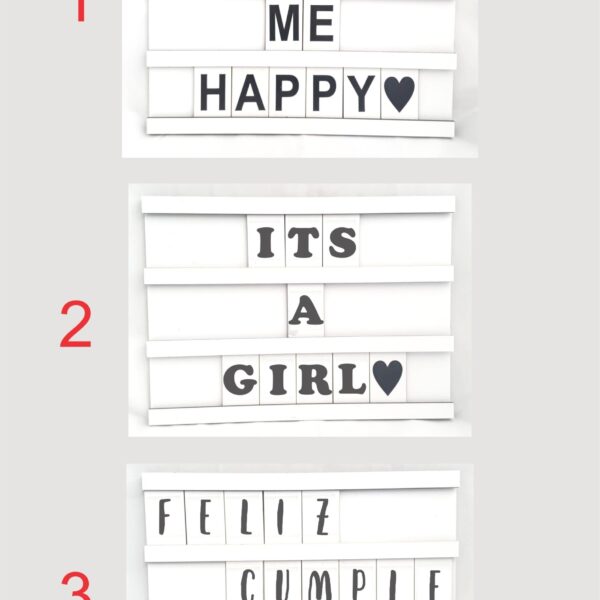 Cuadrito para mensajes Party Box