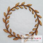 Aro con hojas grandes