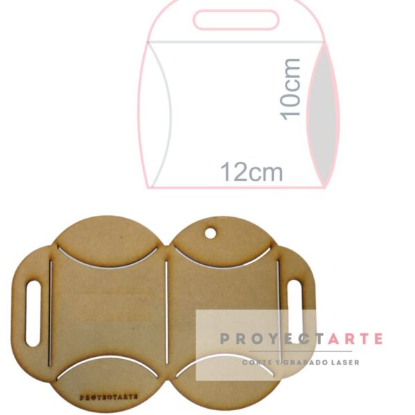 Molde para caja de golosinas con agarre