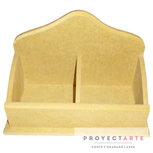 Caja de mesa para te 2 reparticiones