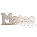 Cartel con base Mateo
