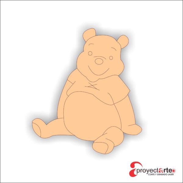 Winnie Pooh sentado