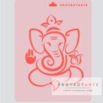 Stencil Elefante Indú