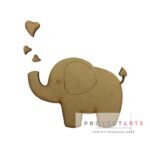 Elefante con corazones