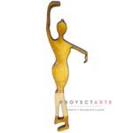 Bailarina de ballet en cuarta