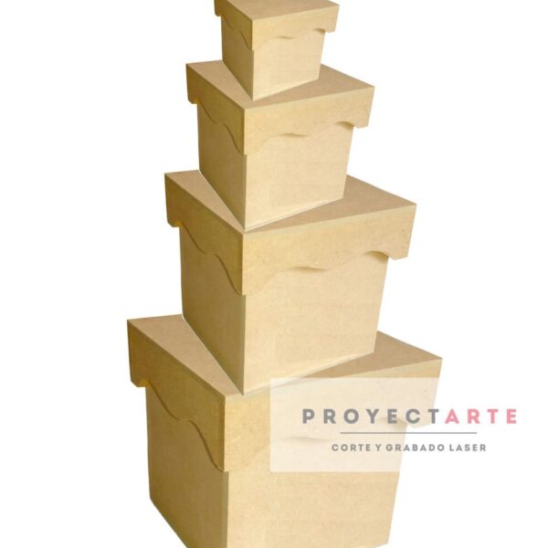 Kit de 4 cajas capuchon