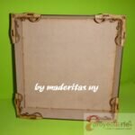 Bandeja/Cuadro c/ esquineros 20x20