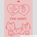 Stencil Con amor
