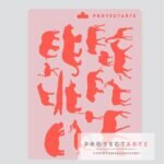 Stencil Animales salvajes3