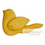 paloma con ala separada