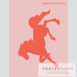 Stencil caballo galopando