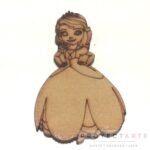 Princesa sofia con brazon en jarra