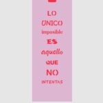 Stencil Lo único imposible chico