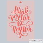 Stencil Piensa Positivo