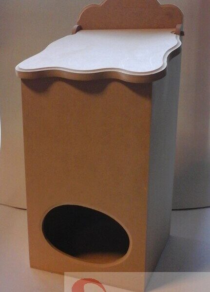 porta bolsas recto con ovalo calado
