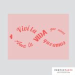 Stencil infinito viví la vida