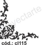 Sello borde arabezcos