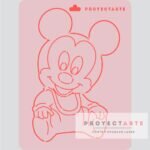 Stencil Mickey bebé