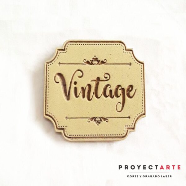 Sello inverso vintage Modelo 4