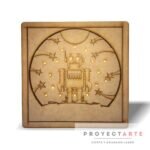 Lámpara led Robot 3D