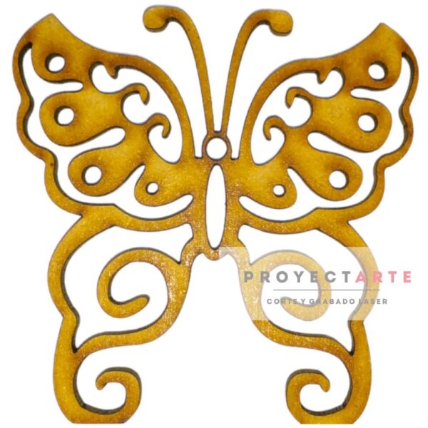 Mariposa con arabescos
