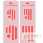 Stencil Bandera de Uruguay en dos tamaños