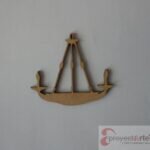 lámpara antigua para dos velas