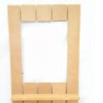 Marco tipo pallet con estante