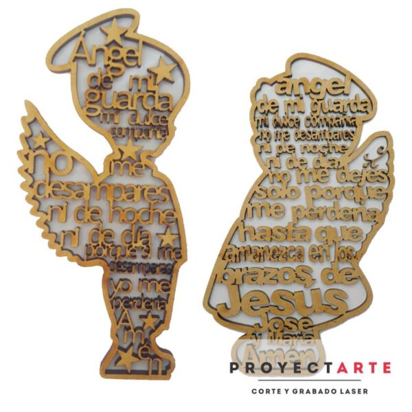 Angel con oración
