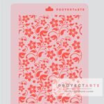 Stencil Fondo de Flores