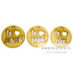 Llavero Te amo mamá, papá , abu