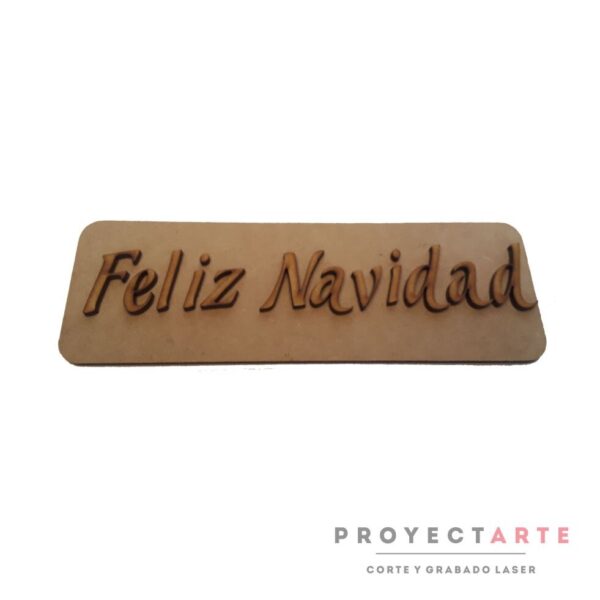 cartel feliz navidad
