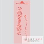 Stencil lineas de flores chico1