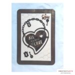 Cuadro metálico corazón