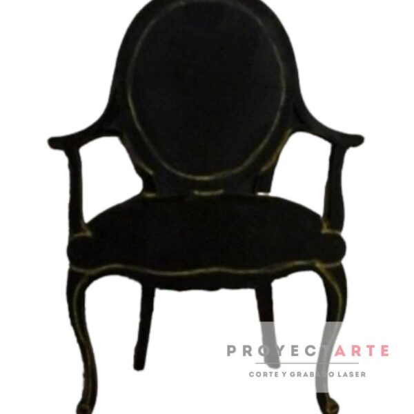 silla antigua redonda
