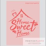 Stencil home sweet home en casa
