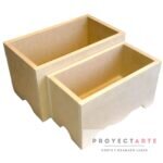 Kit maceteros rectangulares