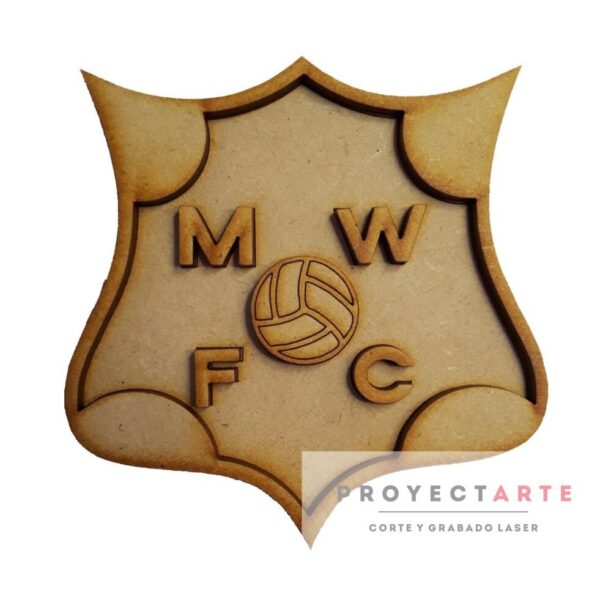 Escudo de Wanderers 3D