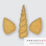 Cuerno y orejas de unicornio