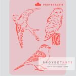 Stencil Pájaros