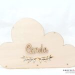 Nube con Nombre 3d y Laureles