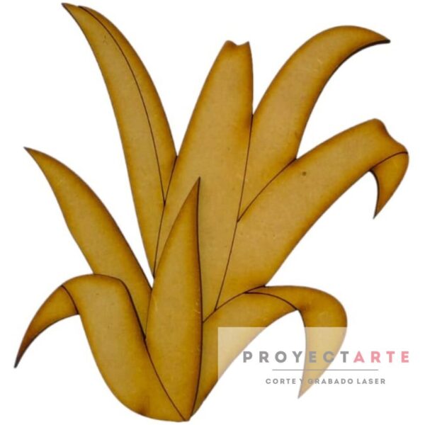 Hojas de planta 3D