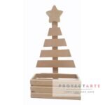 Arbolito navideño con cajón