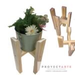 soporte maceta cerrado 30cm de alto