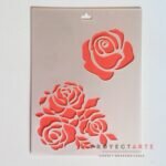 Stencil 4 rosas